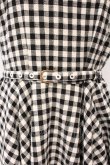 画像2: An MILLE / チェックジャンパースカート M クロ O-26-03-31-048-EL-OP-OW-OS (2)