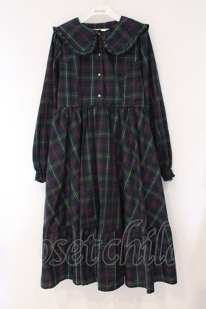 画像: m petit by misako / TT*AOKチェックワンピース M グリーン O-26-03-31-053-LO-OP-IG-OS