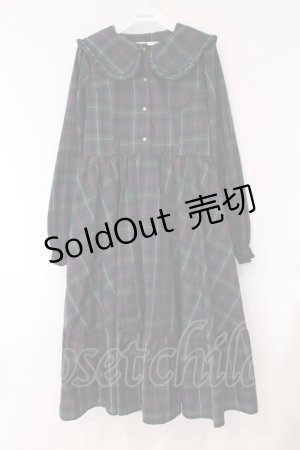 画像: m petit by misako / TT*AOKチェックワンピース M グリーン O-26-03-31-053-LO-OP-IG-OS