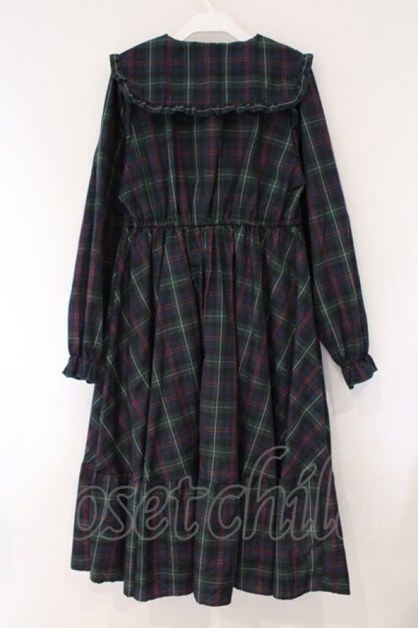 画像3: m petit by misako / TT*AOKチェックワンピース M グリーン O-26-03-31-053-LO-OP-IG-OS (3)