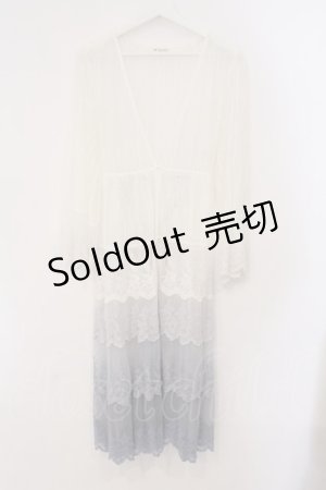 画像: axes femme / グラデーションレースガウン M ブルーグラデ O-26-03-31-1004-AX-TO-OW-OS