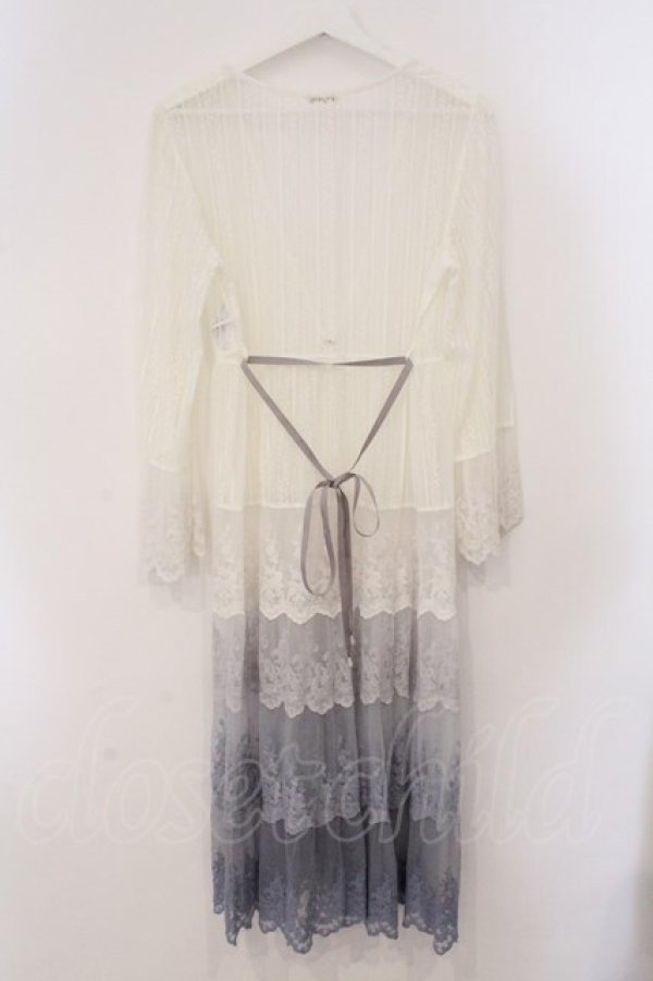 画像3: axes femme / グラデーションレースガウン M ブルーグラデ O-26-03-31-1004-AX-TO-OW-OS (3)