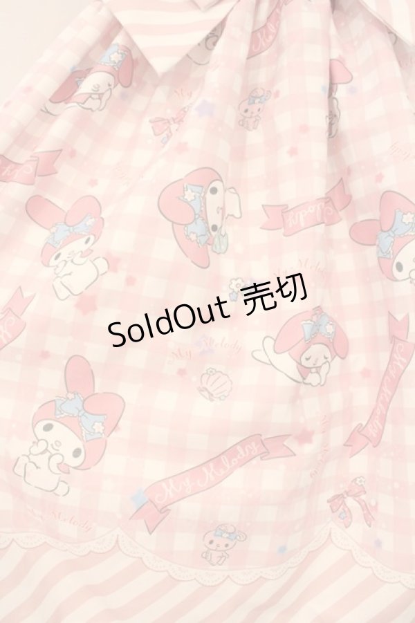 画像3: LOLITA他 / マイメロディジャンパースカート  ピンク×シロ O-26-03-31-1044-LO-OP-IG-OS (3)