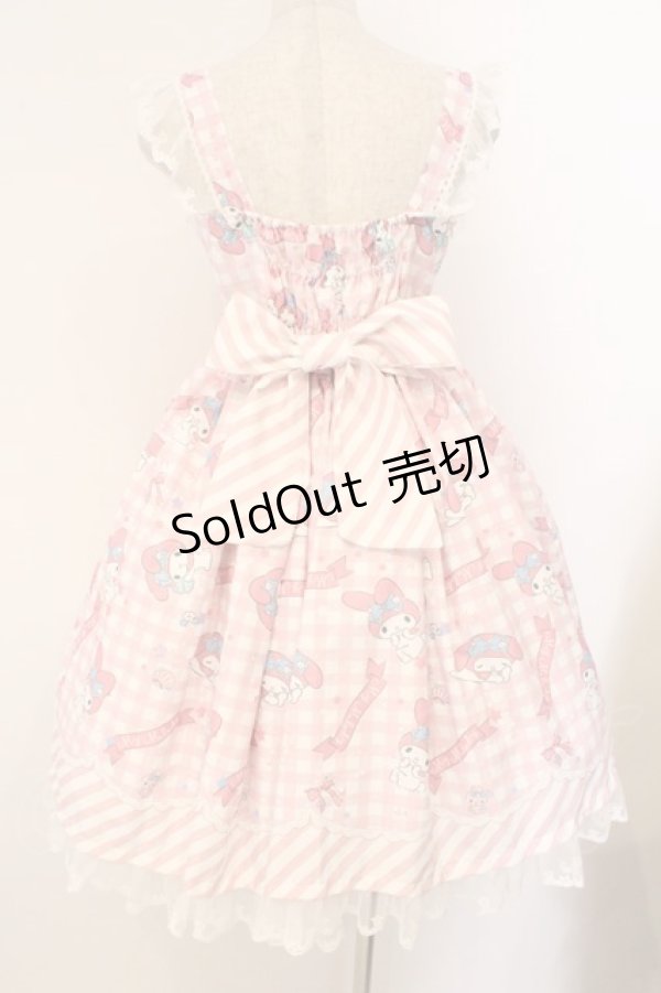 画像4: LOLITA他 / マイメロディジャンパースカート  ピンク×シロ O-26-03-31-1044-LO-OP-IG-OS (4)