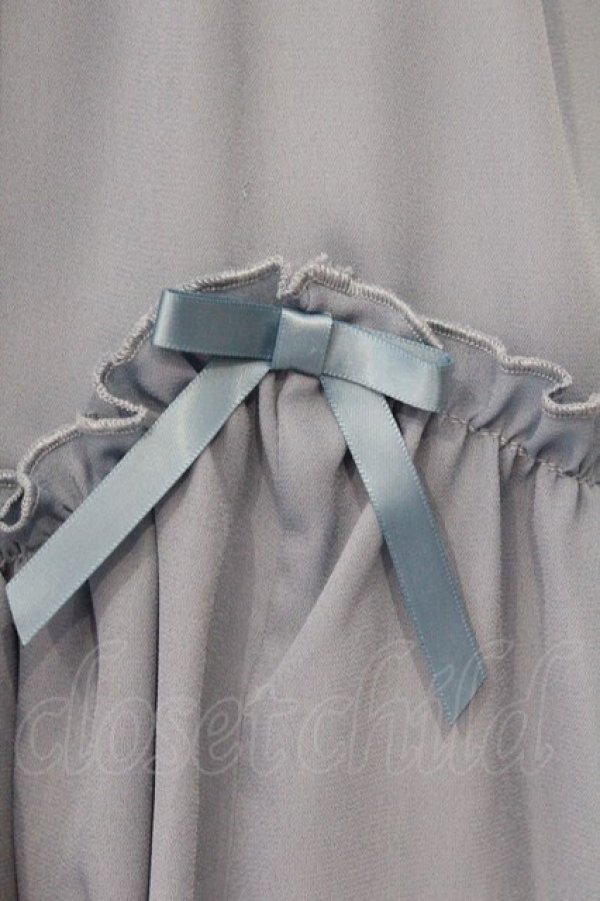 画像3: axes femme kawaii / ヴィンテージシフォンスカート M アオ O-26-03-31-1046-AX-SK-OW-OS (3)