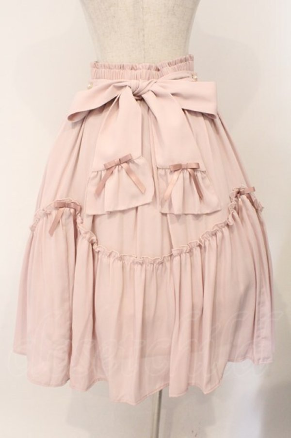 画像4: axes femme kawaii / ヴィンテージシフォンスカート M ピンク O-26-03-31-1047-AX-SK-OW-OS (4)