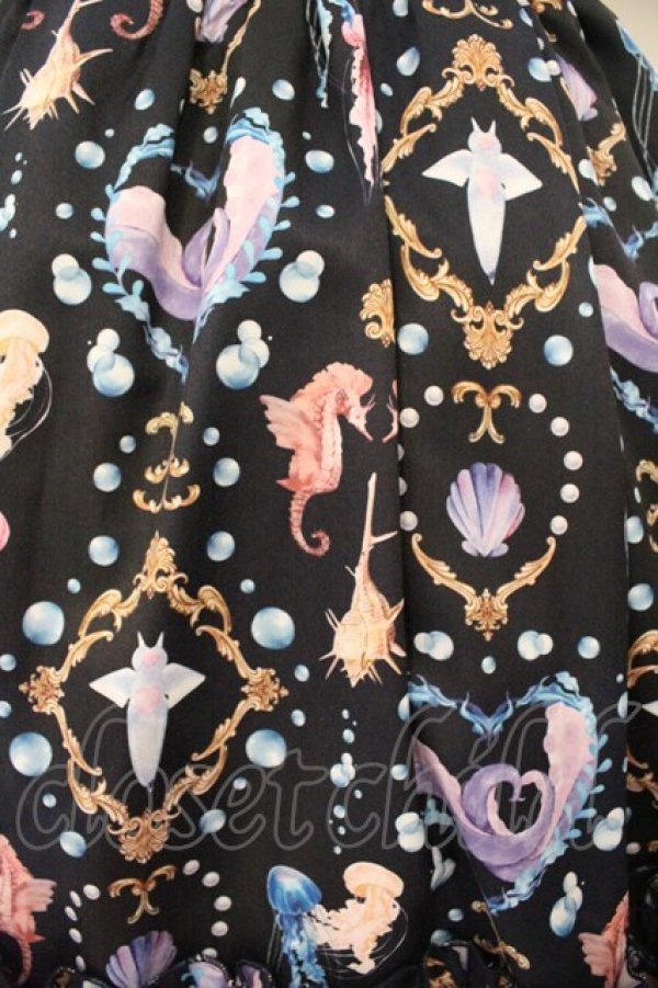 画像2: axes femme kawaii / ファンシーマリンスカート M クロ O-26-03-31-1048-AX-SK-OW-OS (2)