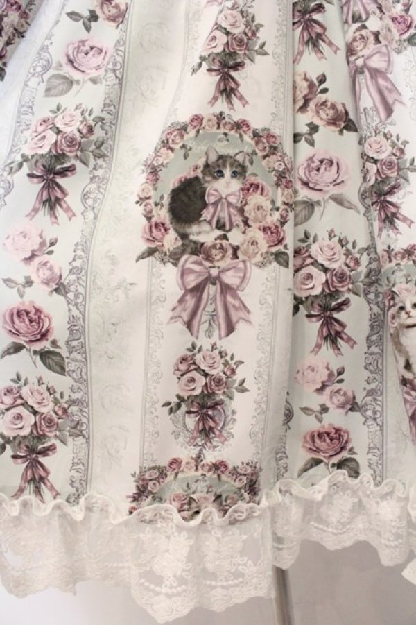 画像3: Royal Princess Alice / Rococo Rose Catジャンパースカート  ミント O-26-03-31-1050-LO-OP-IG-OS (3)