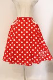 画像1: Angelic Pretty / Milkshakeドットサーキュラースカート  アカ O-26-03-31-1051-AP-SK-OW-OS (1)