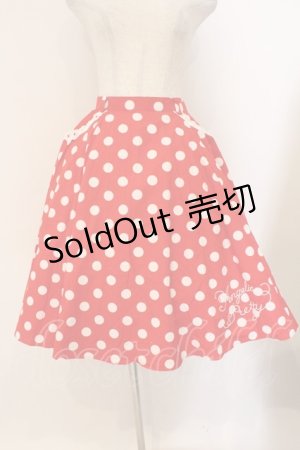 画像: Angelic Pretty / Milkshakeドットサーキュラースカート  アカ O-26-03-31-1051-AP-SK-OW-OS