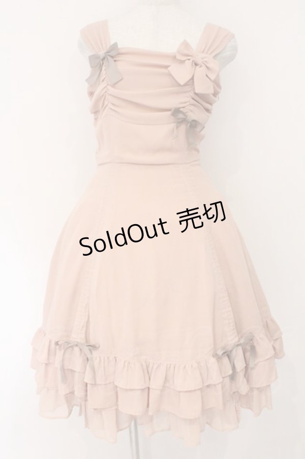 画像1: Victorian maiden / フェアリードールドレス  ピンクベージュ O-26-03-31-1057-CL-OP-YM-OS (1)