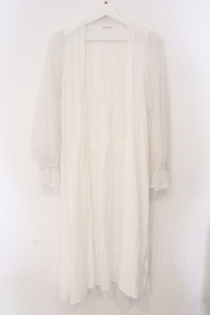 画像: axes femme / チュールスリーブガウン M シロ O-26-03-31-1008-AX-TO-OW-OS