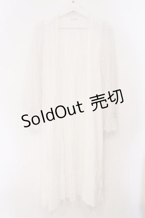 画像: axes femme / チュールスリーブガウン M シロ O-26-03-31-1008-AX-TO-OW-OS