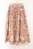 画像1: PINK HOUSE / プリントティアードスカート  ピンク O-26-03-31-1064-LO-SK-YM-OS (1)