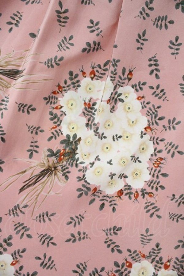 画像2: PINK HOUSE / プリントティアードスカート  ピンク O-26-03-31-1064-LO-SK-YM-OS (2)