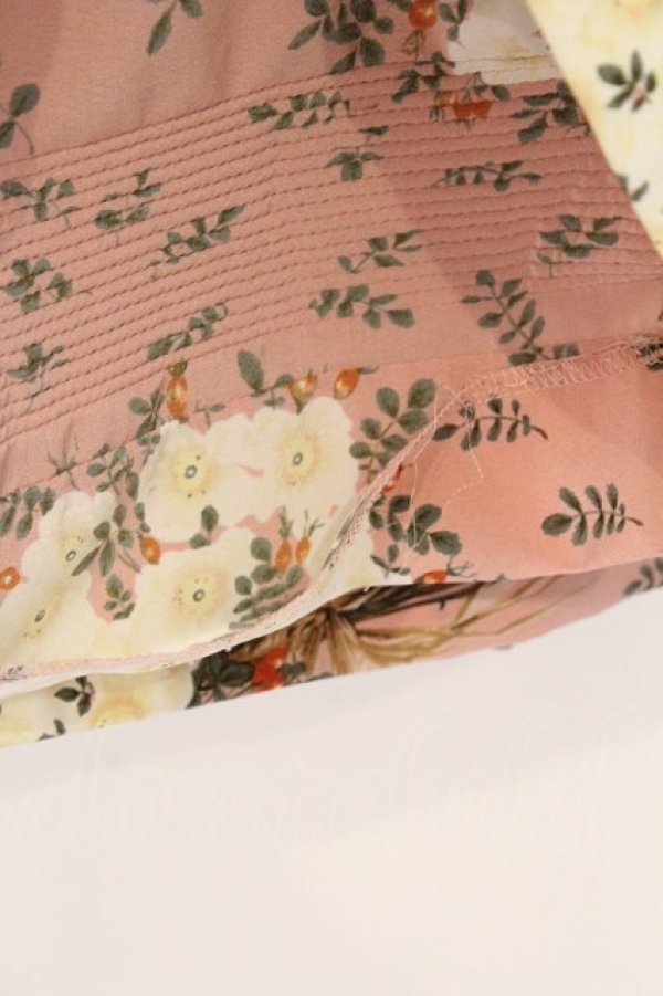 画像5: PINK HOUSE / プリントティアードスカート  ピンク O-26-03-31-1064-LO-SK-YM-OS (5)