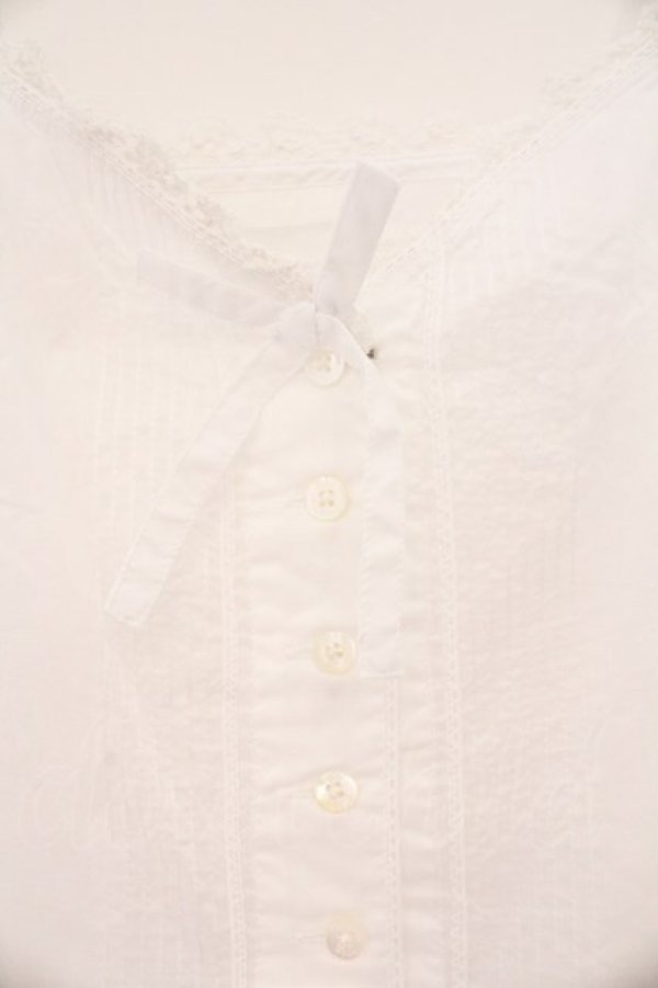 画像2: PINK HOUSE / ピンタック使いキャミブラウス  シロ O-26-03-31-1065-LO-TO-OW-OS (2)