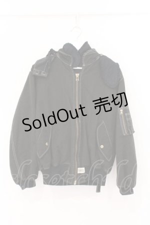 画像: PINK HOUSE / ゼッケン付きブルゾン  クロ O-26-03-31-1069-LO-JA-OW-OS