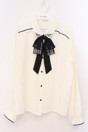 画像: axes femme / リボンセットブラウス L オフシロ O-26-03-31-1015-AX-BL-IG-OS