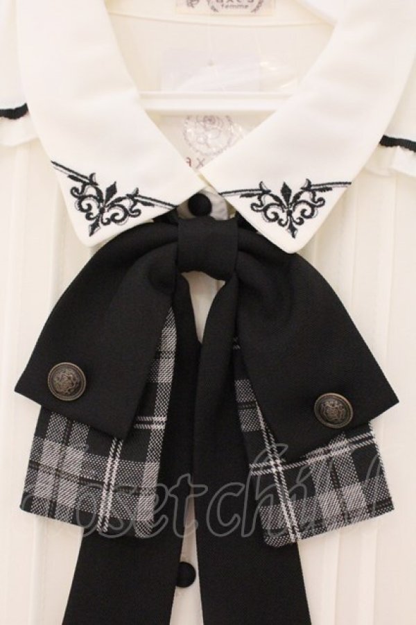 画像2: axes femme / リボンセットブラウス L オフシロ O-26-03-31-1015-AX-BL-IG-OS (2)
