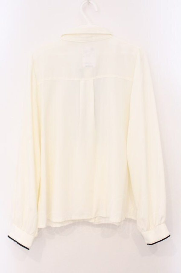 画像3: axes femme / リボンセットブラウス L オフシロ O-26-03-31-1015-AX-BL-IG-OS (3)