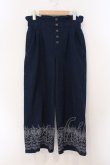 画像1: axes femme / オーナメント刺繍デニムパンツ M インディゴ O-26-03-31-1018-AX-PA-IG-OS (1)