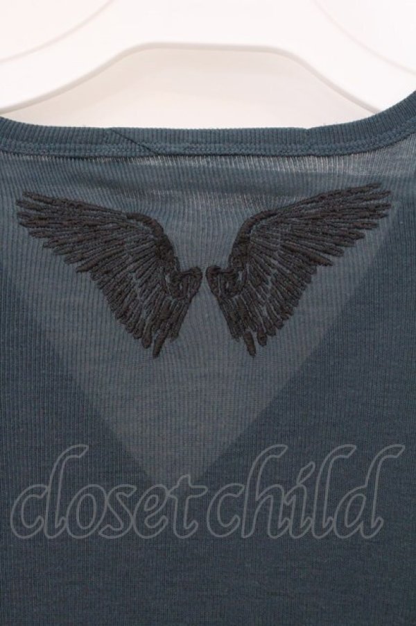 画像3: Rozen Kavalier / メッシュ切り替えロングテレコカーディガン  グリーン O-26-03-31-1022-OO-TO-IG-OS (3)