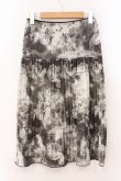 画像3: Ozz Croce / プリントプリーツスカート  ベージュ×ブラック系 O-26-03-31-1027-OO-SK-IG-OS (3)