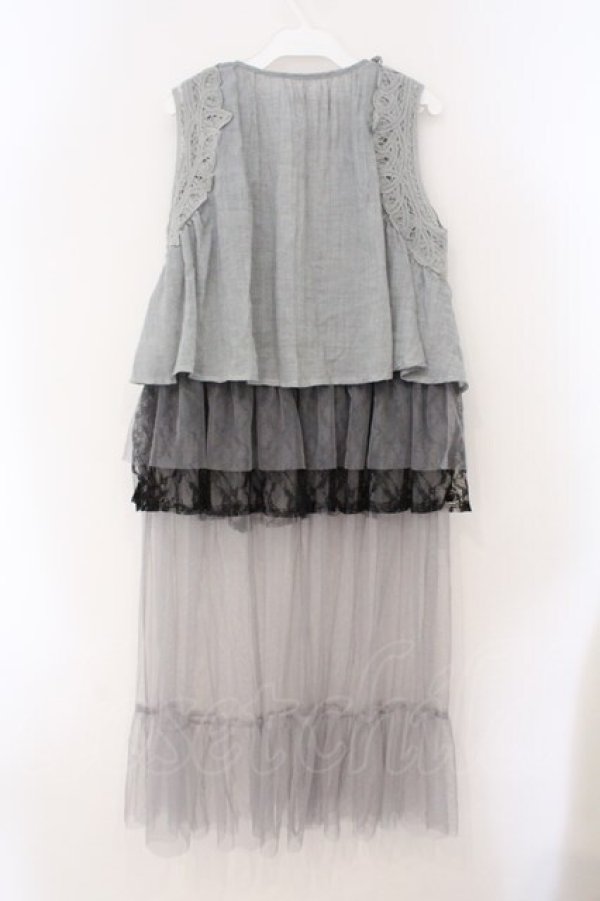 画像3: axes femme / フェリーク風ジレ F グレー系 O-26-03-31-1003-AX-TO-OW-OS (3)