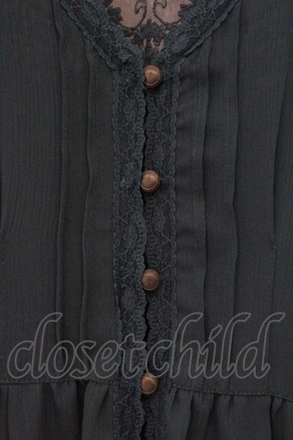 画像2: axes femme / バックレースロングガウン M グリーン O-26-03-31-060-AX-TO-OW-OS (2)