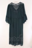画像3: axes femme / バックレースロングガウン M グリーン O-26-03-31-060-AX-TO-OW-OS (3)