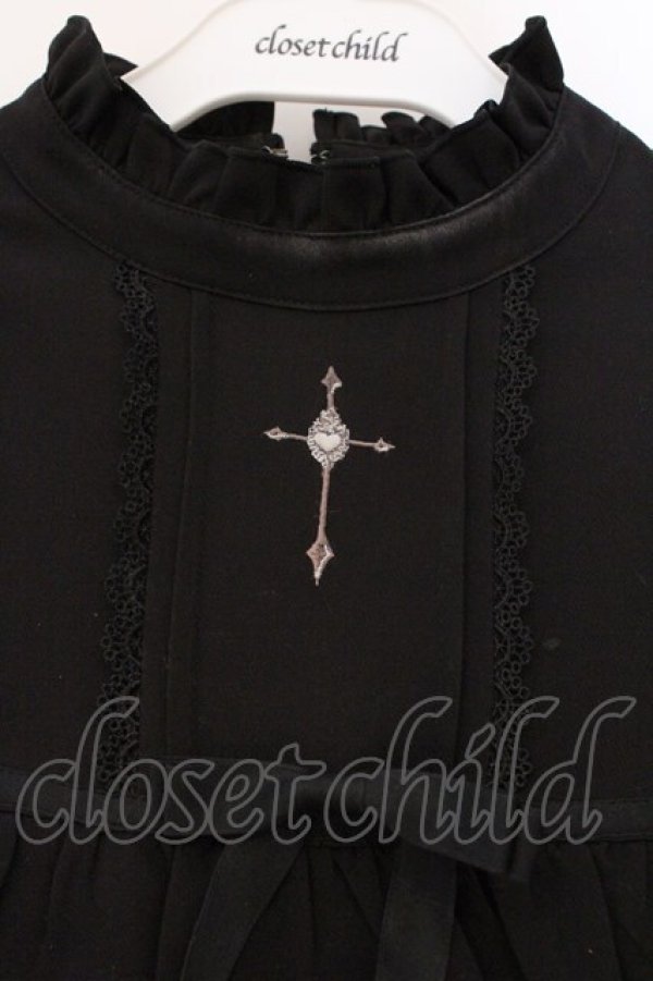 画像2: DearMyLove / クロス刺繍シスターワンピース M カーキグリーン O-26-03-31-021-EL-OP-IG-OS (2)