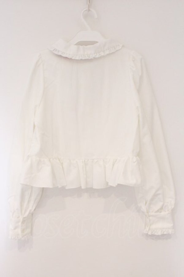 画像3: Cherirulu Chocola / MYリボンマルエリブラウス M シロ O-26-03-31-027-GO-BL-OW-OS (3)