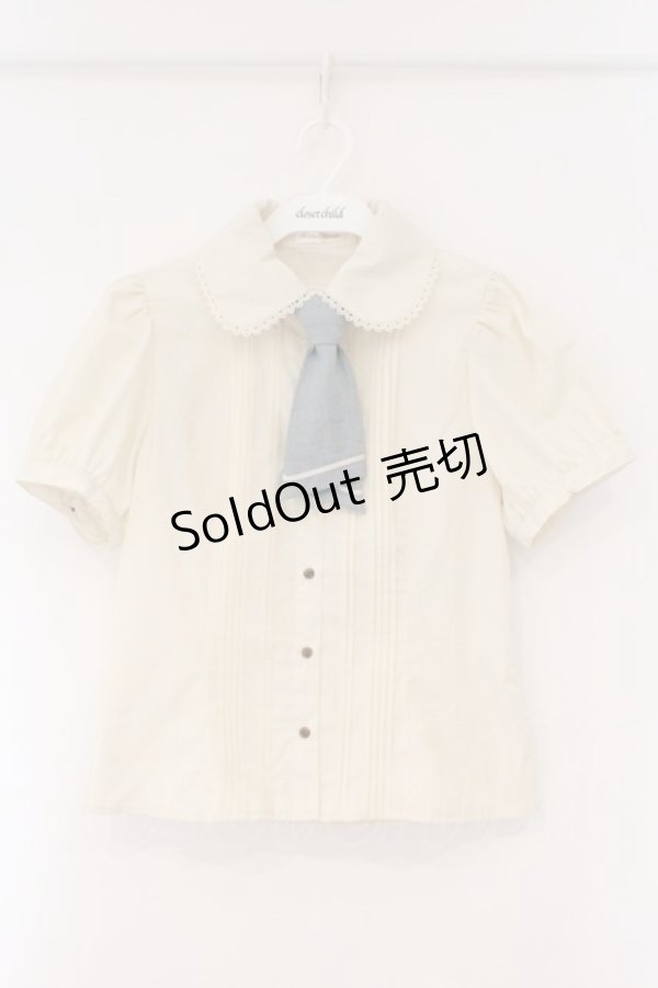 画像1: Kurumi Collaboration / マリンアカデミアブラウス M キナリ O-26-03-31-029-GO-BL-OW-OS (1)