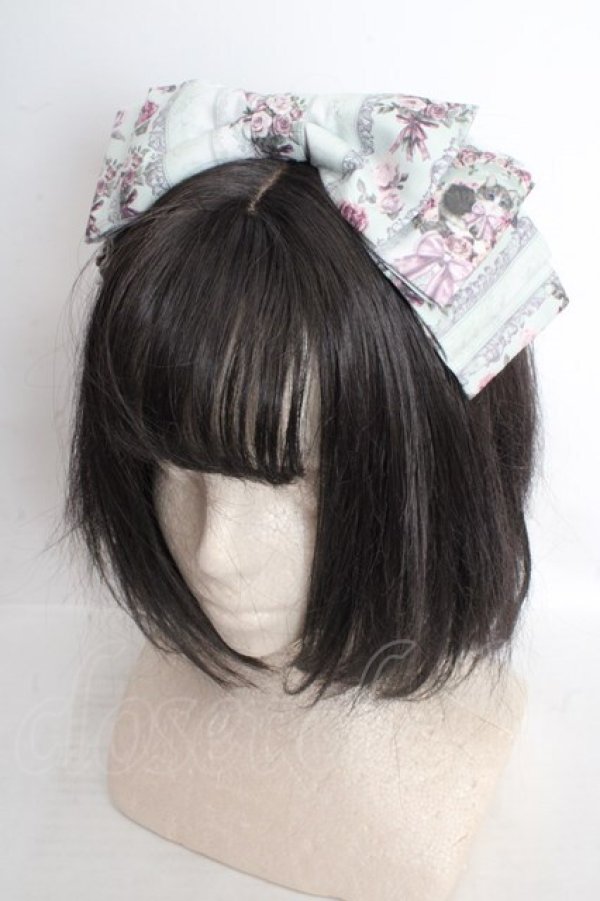 画像1: Royal Princess Alice / Rococo Rose Cat　カチューシャ  ミント O-26-04-01-001-LO-AC-IG-OS (1)