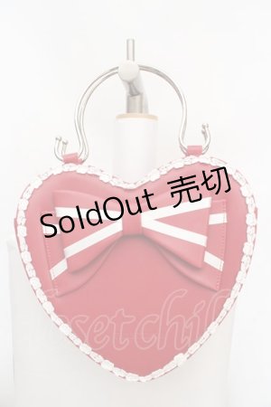 画像: BABY,THE STARS SHINE BRIGHT / リボンハートBag  えんじ O-26-04-01-034-BA-BG-IG-OS