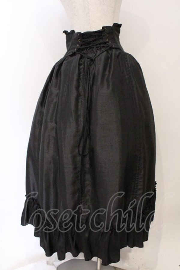 画像2: ATELIER PIERROT / Fairy Lace Corset Skirt  ブラック O-26-04-01-038-EL-SK-IG-OS (2)