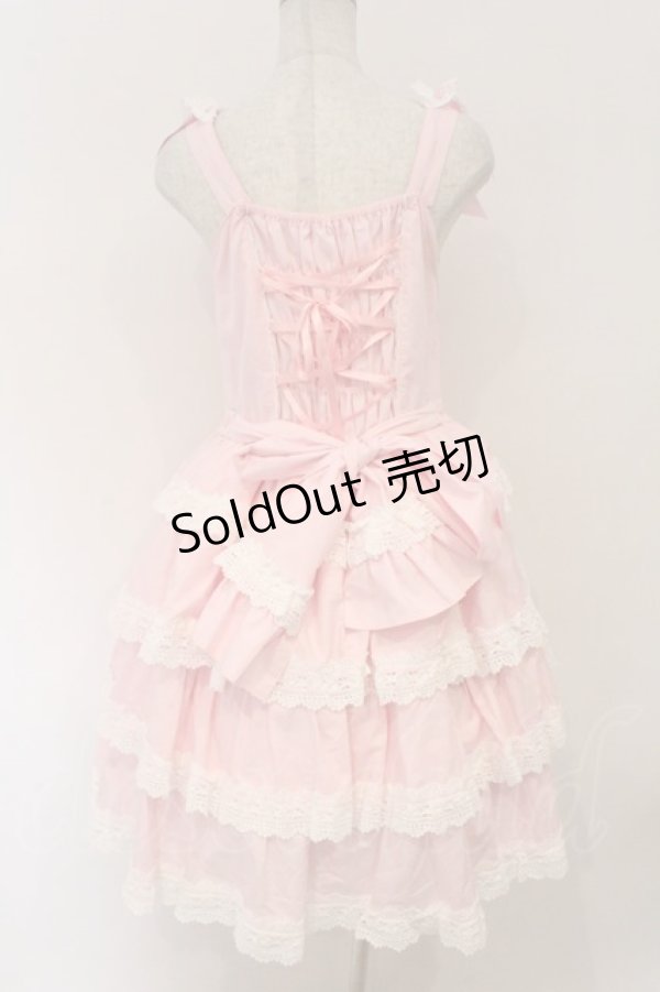 画像3: BABY,THE STARS SHINE BRIGHT / Eleonoreジャンパースカート  ピンク O-26-04-01-039-BA-OP-IG-OS (3)