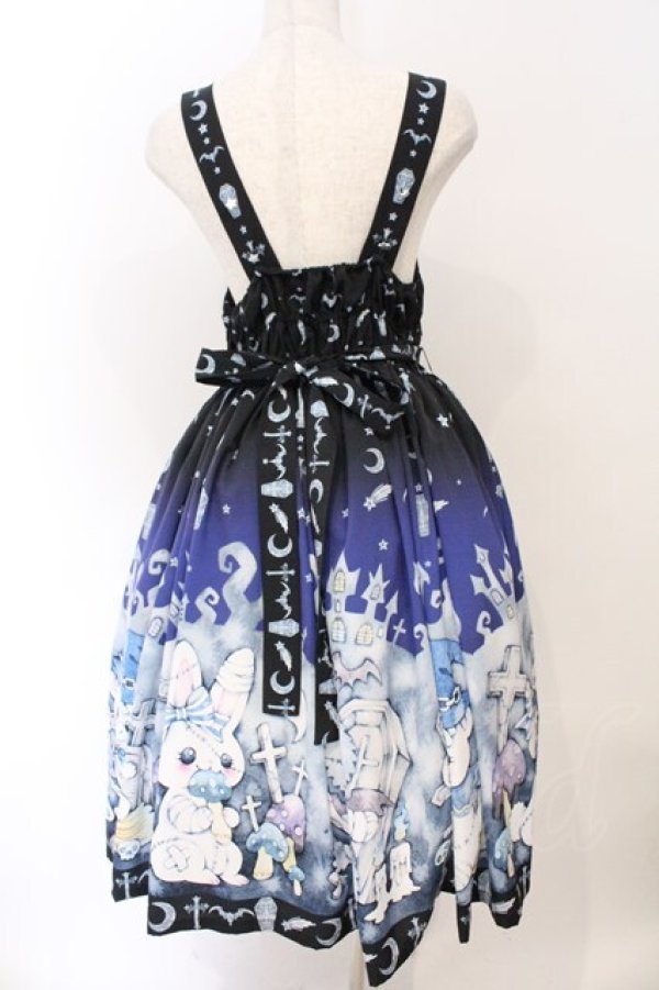 画像5: Royal Princess Alice / Halloween Night　少女主義的水彩画家たまコラボ ジャンパースカート  ブルー×パープル×ブラック O-26-04-01-040-LO-OP-IG-OS (5)