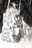 画像2: ATELIER PIERROT / Secret Chamber Corset 　ジャンパースカート 1 ブラック×ホワイト O-26-04-01-041-EL-OP-IG-OS (2)