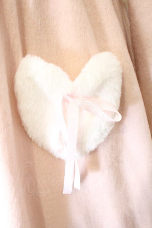 画像4: BABY,THE STARS SHINE BRIGHT / ゆらゆらいちごのうさみみコートワンピース  ピンク O-26-04-01-043-BA-CO-IG-OS (4)