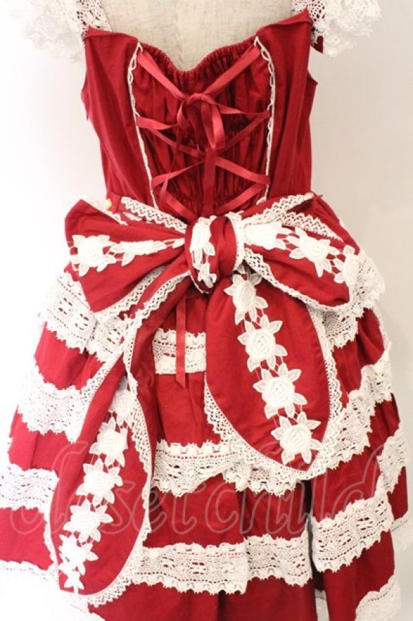 画像5: BABY,THE STARS SHINE BRIGHT / エリザベスジャンパースカート  えんじ O-26-04-01-044-BA-OP-IG-OS (5)