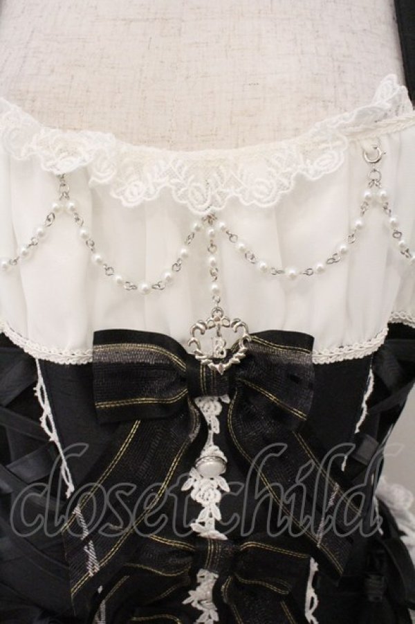 画像2: BABY,THE STARS SHINE BRIGHT / ミカエルの祝福ジャンパースカート（2024）  クロ×シロ O-26-04-01-045-BA-OP-IG-OS (2)