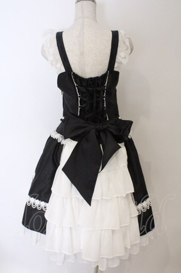 画像6: BABY,THE STARS SHINE BRIGHT / ミカエルの祝福ジャンパースカート（2024）  クロ×シロ O-26-04-01-045-BA-OP-IG-OS (6)