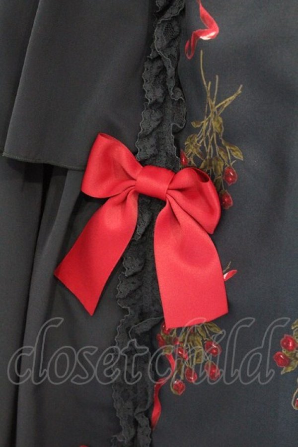 画像2: metamorphose / 【プラスサイズ】Rosy Gem〜魅惑のりんご〜フロントあきジャンパースカート 2 ビショップグリーン O-26-04-01-047-ME-OP-OW-OS (2)