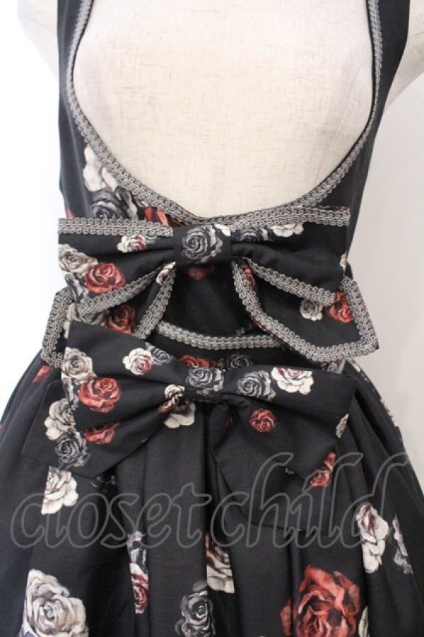 画像2: Royal Princess Alice / まくら くらまコラボ/Madhatter’s Tea Partyドレス  クロ O-26-04-01-048-LO-OP-OW-OS (2)