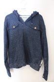 画像1: PINK HOUSE / デニム調スウェットパーカー  インディゴ O-26-04-01-060-LO-TO-OW-OS (1)