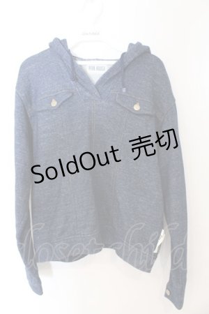 画像: PINK HOUSE / デニム調スウェットパーカー  インディゴ O-26-04-01-060-LO-TO-OW-OS