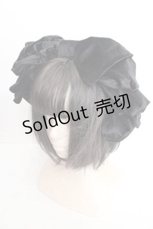 画像: Hoshibako Works / お人形風ラッピングリボンカチューシャ  クロ O-26-04-01-007-LO-AC-IG-OS
