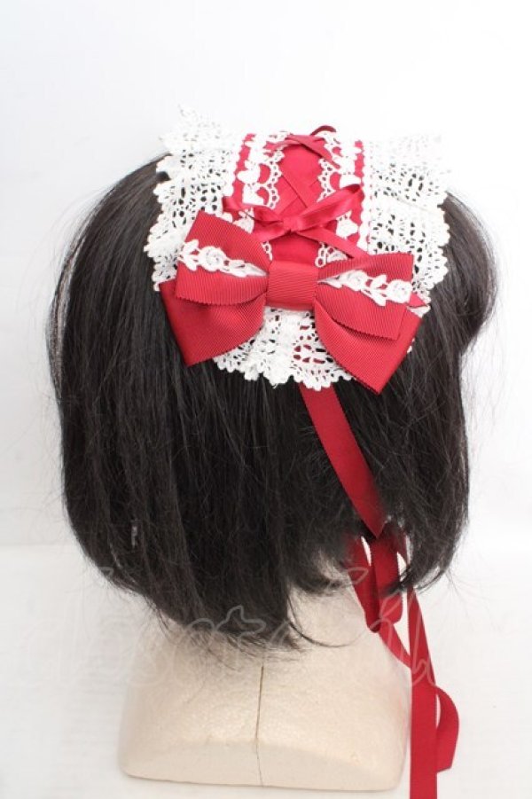 画像3: BABY,THE STARS SHINE BRIGHT / ロゼリーナスピンドールヘッドドレス  えんじ O-26-04-01-011-BA-AC-IG-OS (3)